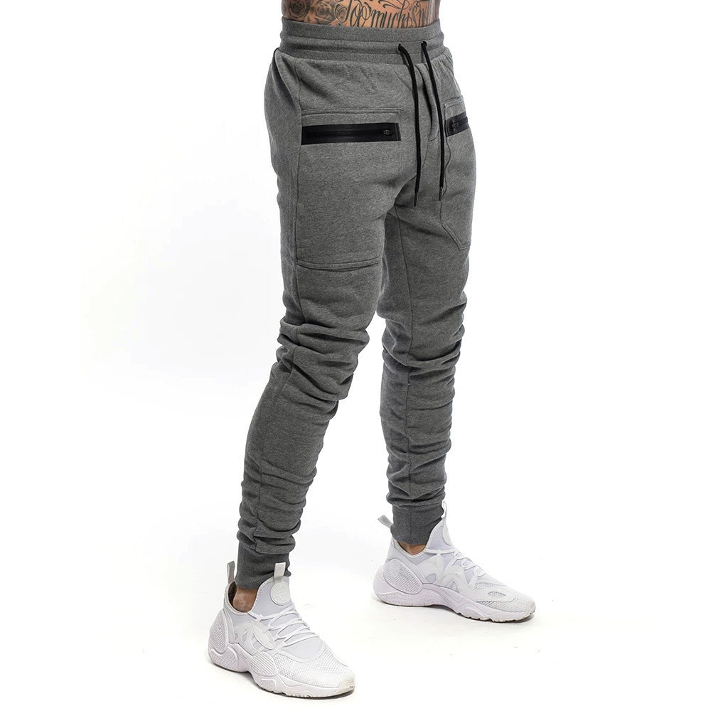 Running fitness pants men&