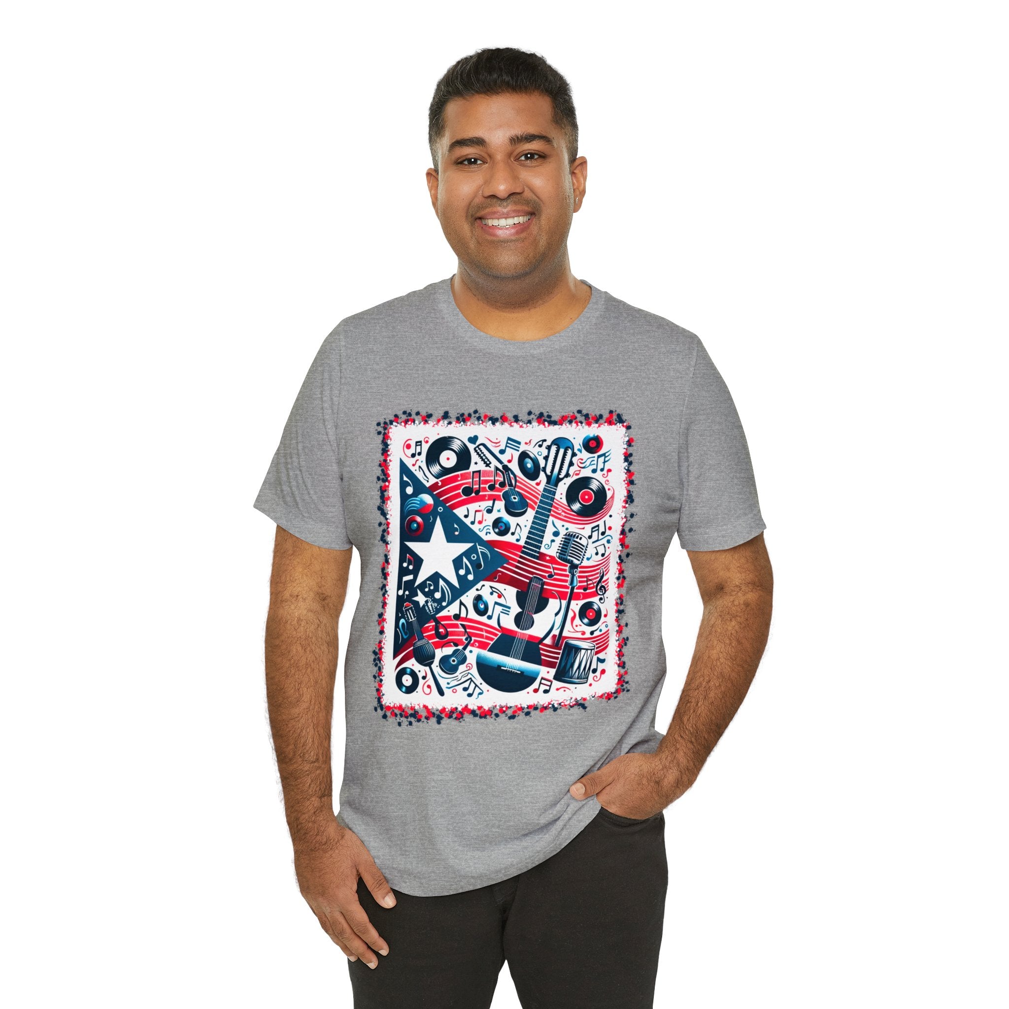 Puerto Rican Rhythm - Unisex Jersey Short Sleeve Tee