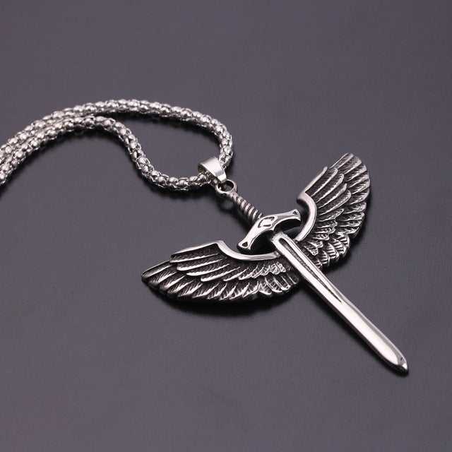 Double Axe Pendant Men&