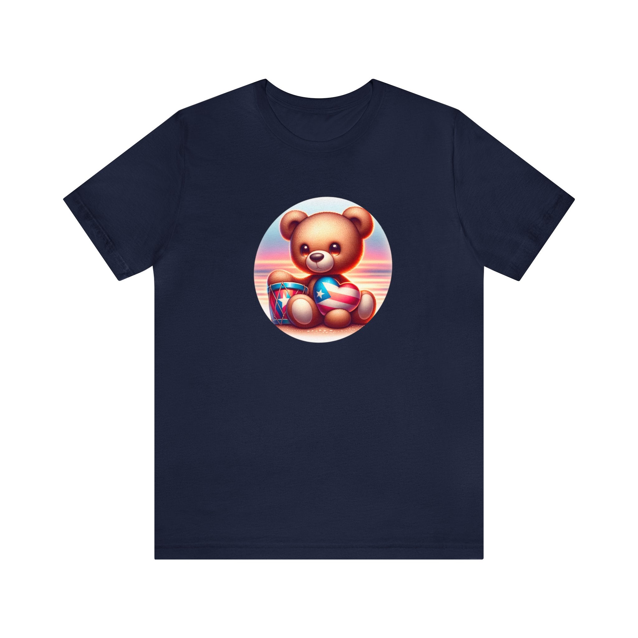 Sunset Teddy Love PR- Unisex Jersey Short Sleeve Tee