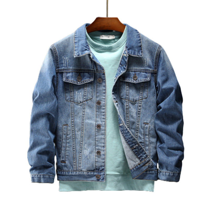 Embroidered denim jacket