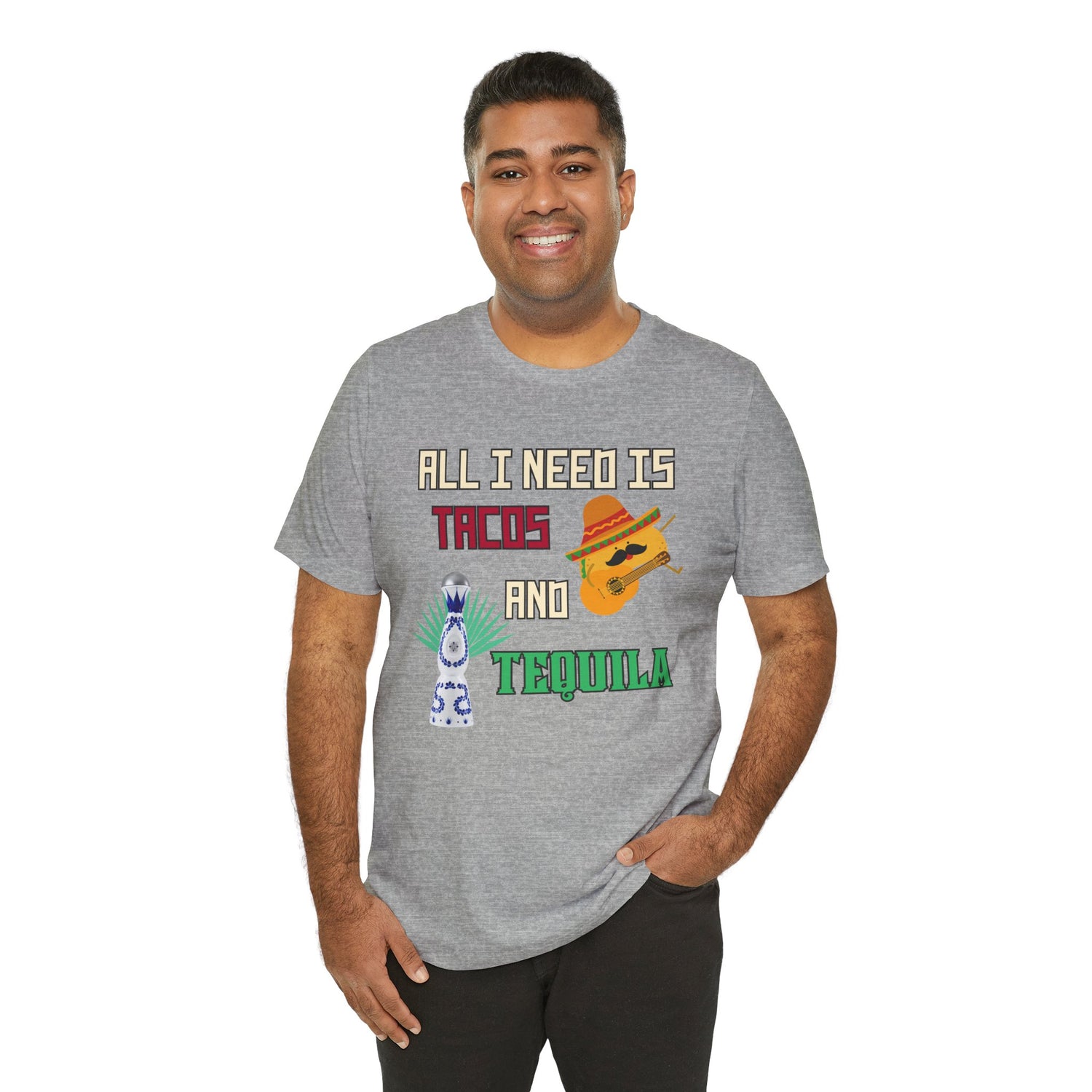 Tacos & Tequila - Unisex Jersey Short Sleeve Tee