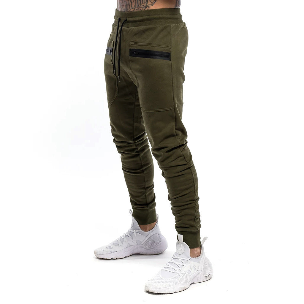 Running fitness pants men&