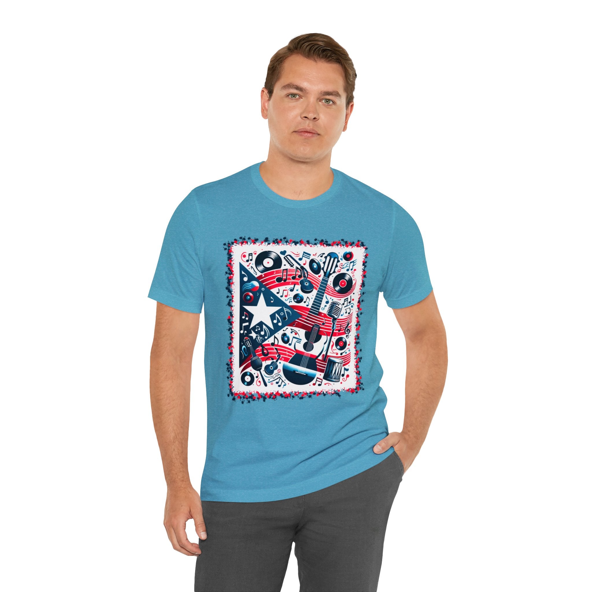 Puerto Rican Rhythm - Unisex Jersey Short Sleeve Tee