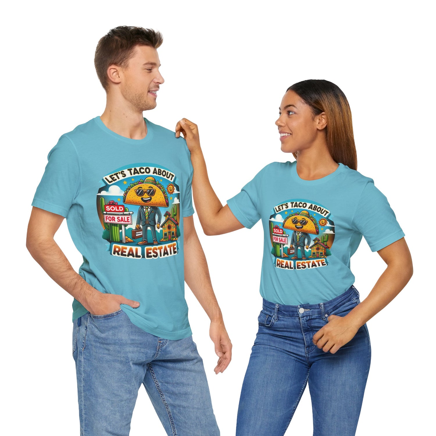 Lets Taco About Real Estate - Unisex Jersey Short Sleeve Tee