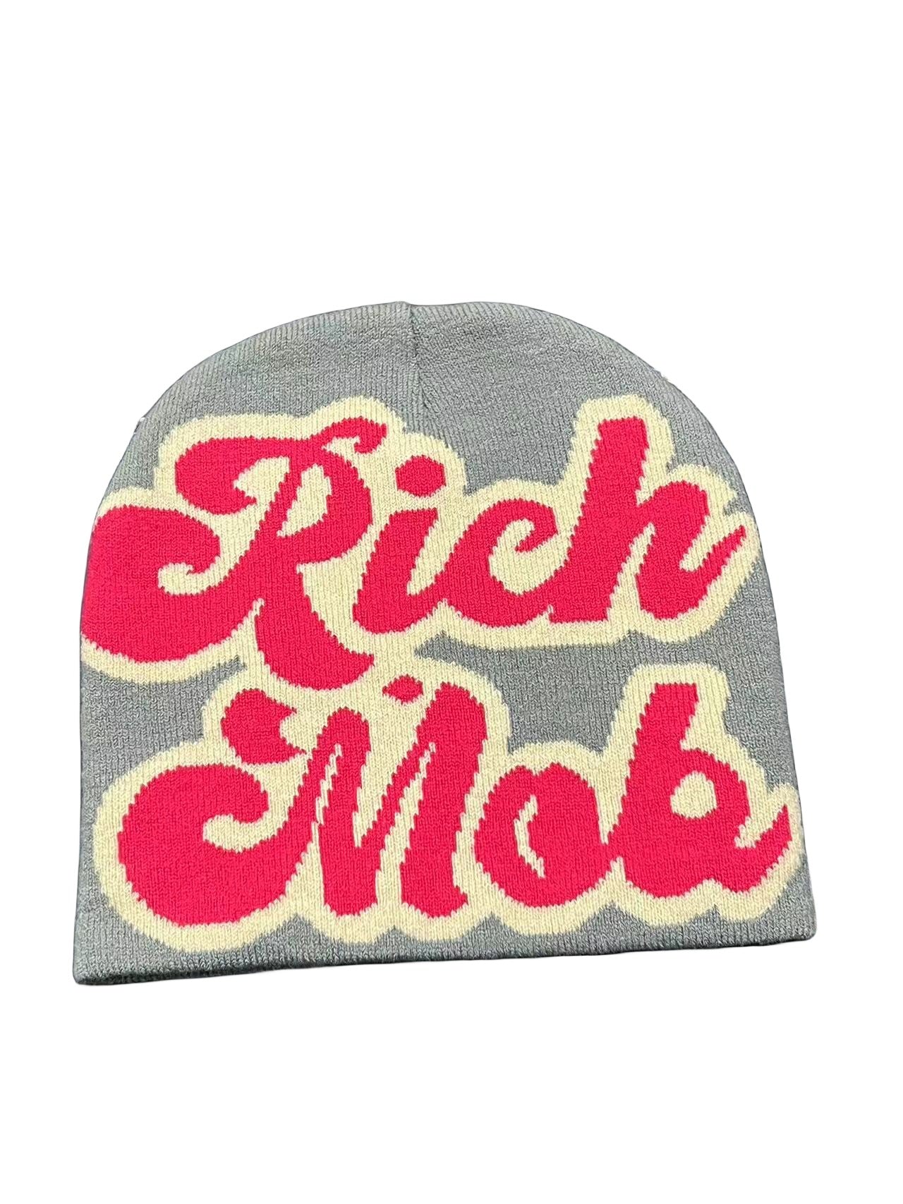 &quot;Rich Mob&quot; Knitted Beanies