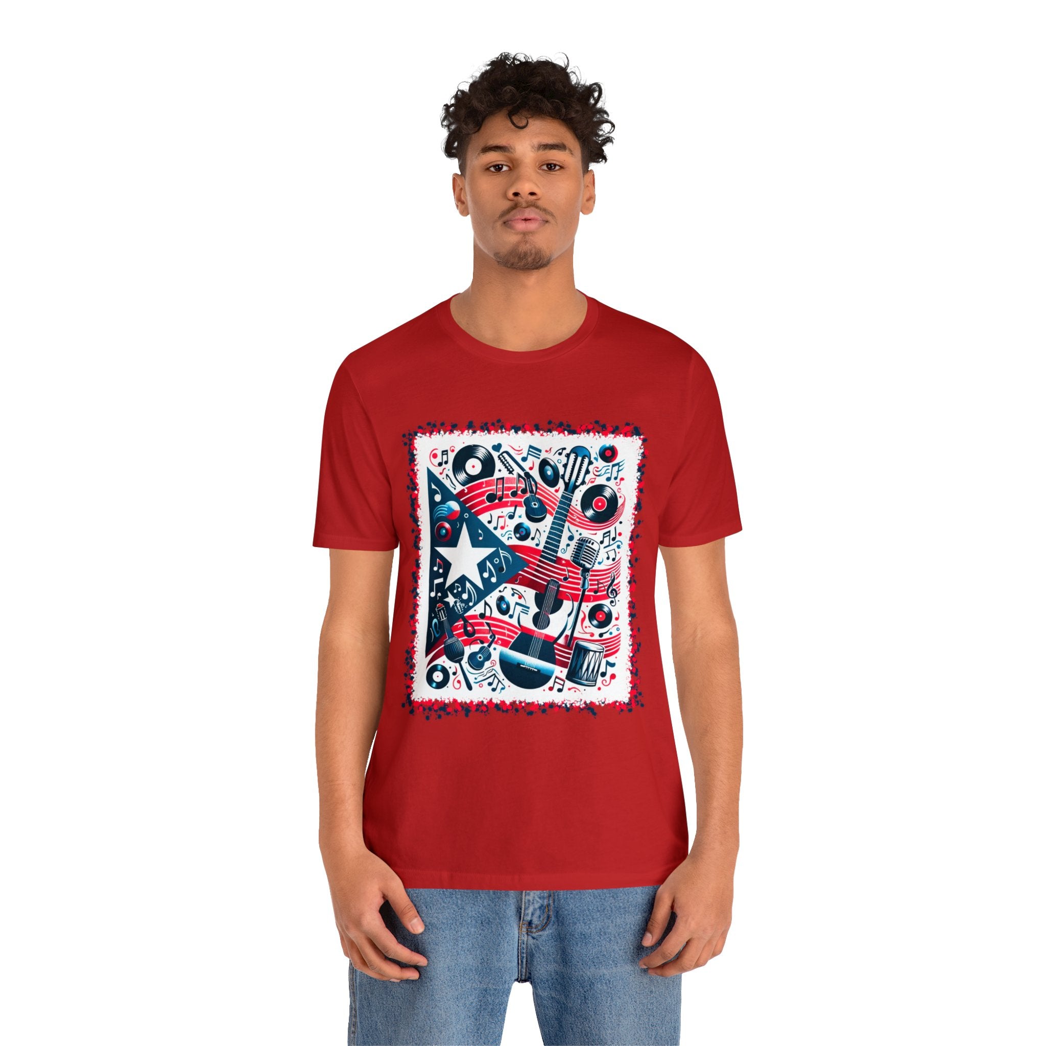 Puerto Rican Rhythm - Unisex Jersey Short Sleeve Tee