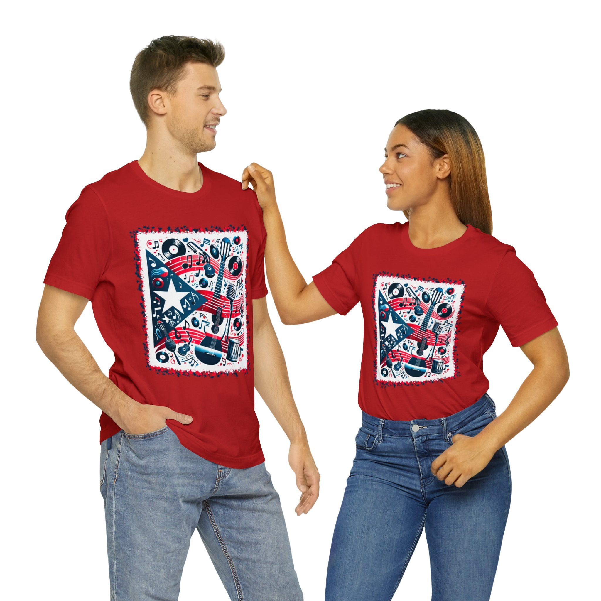 Puerto Rican Rhythm - Unisex Jersey Short Sleeve Tee