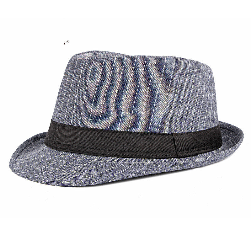 Classic Striped Fedora