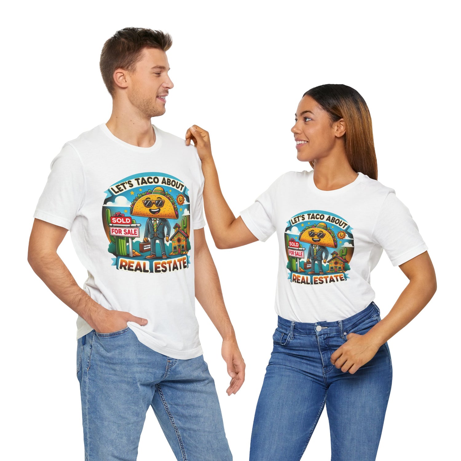 Lets Taco About Real Estate - Unisex Jersey Short Sleeve Tee