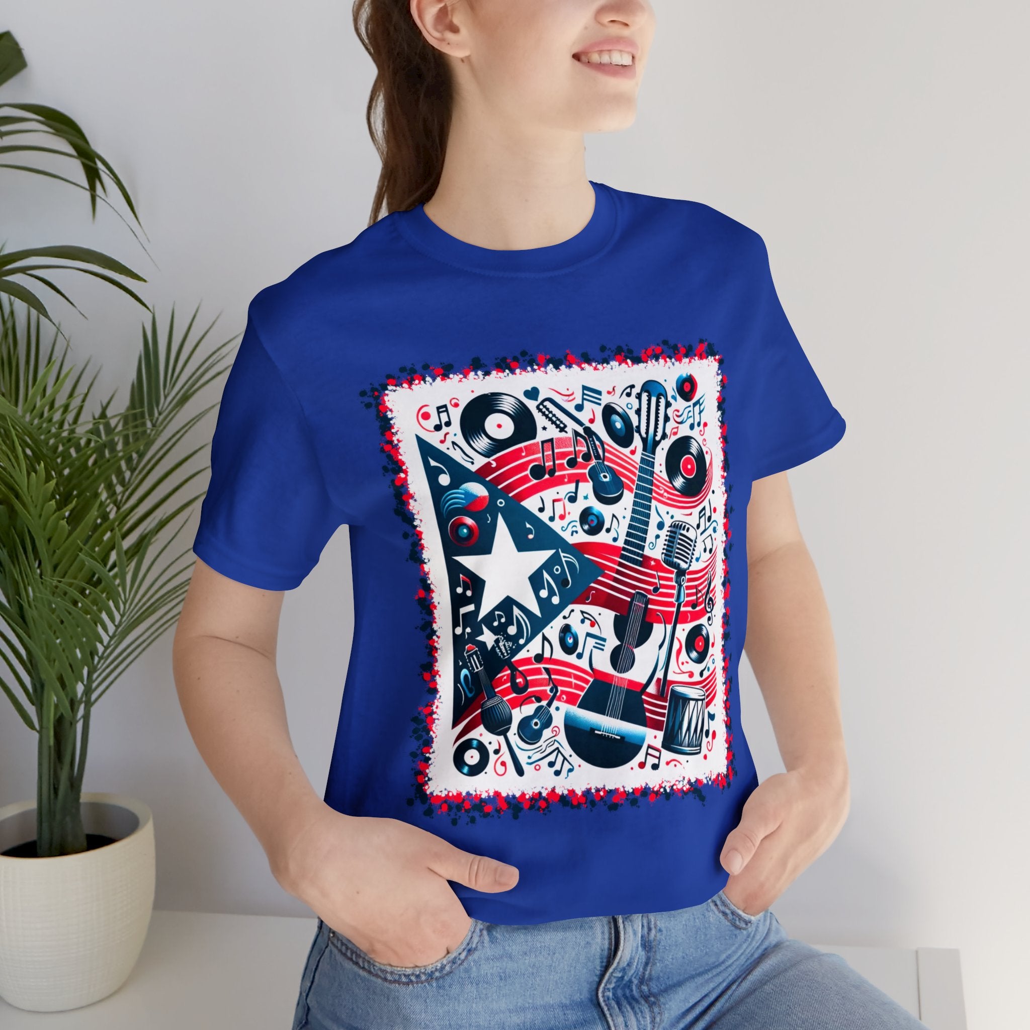 Puerto Rican Rhythm - Unisex Jersey Short Sleeve Tee