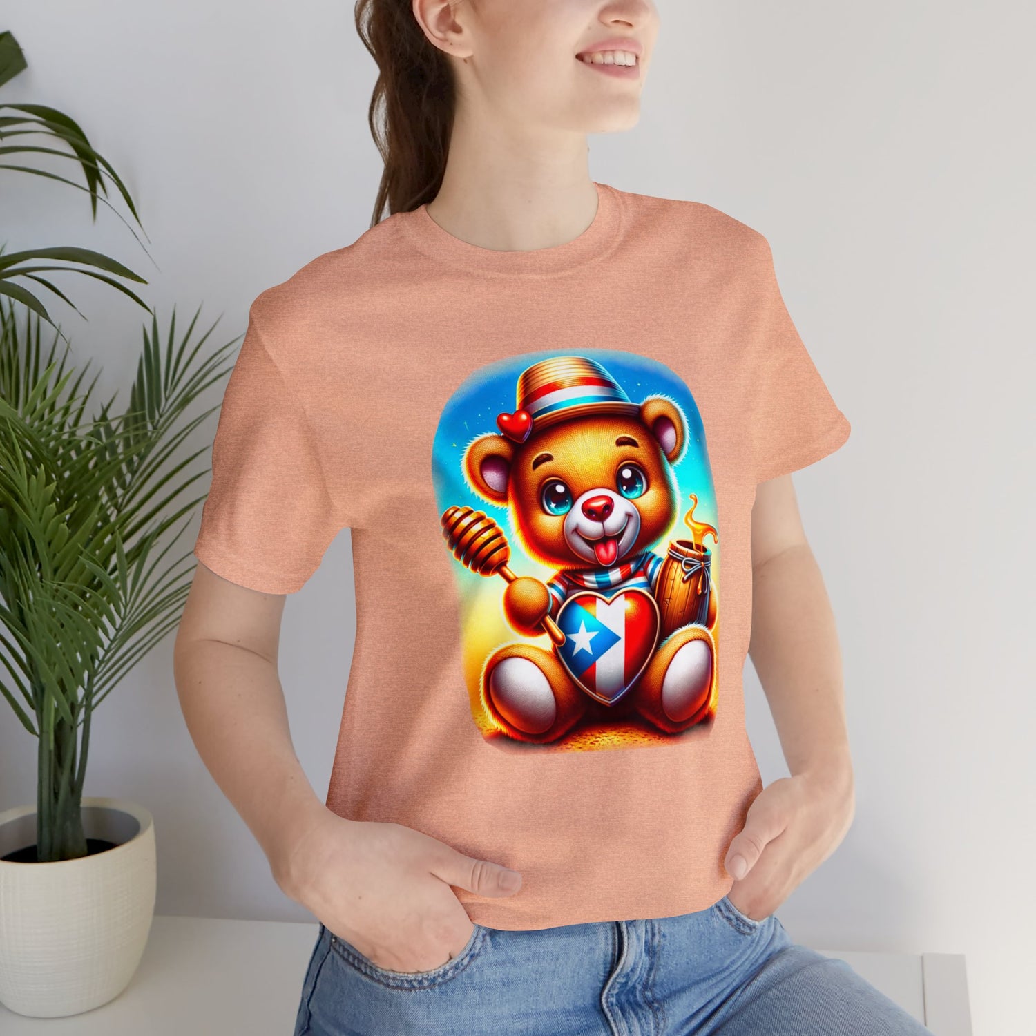 Honey Bear PR- Unisex Jersey Short Sleeve Tee