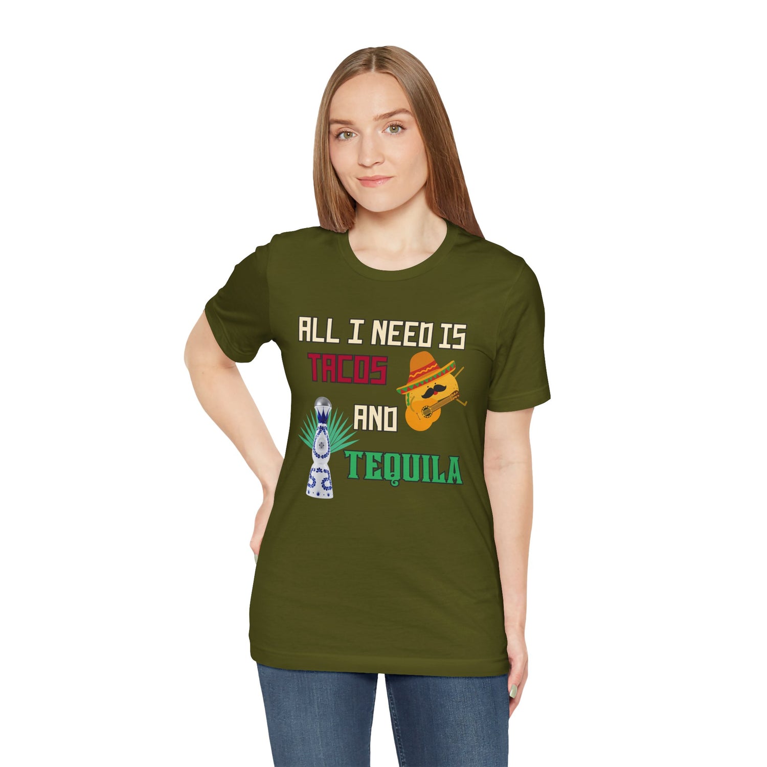 Tacos & Tequila - Unisex Jersey Short Sleeve Tee