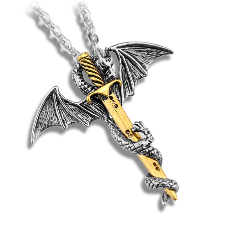Double Axe Pendant Men&