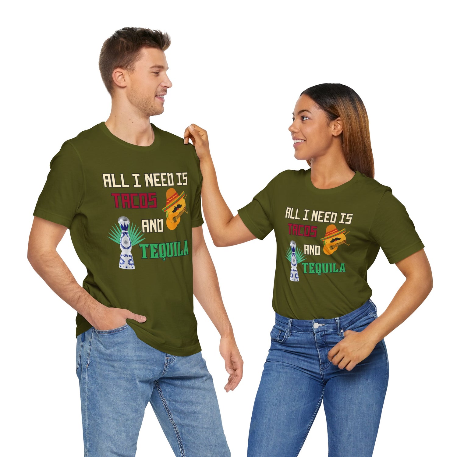 Tacos & Tequila - Unisex Jersey Short Sleeve Tee