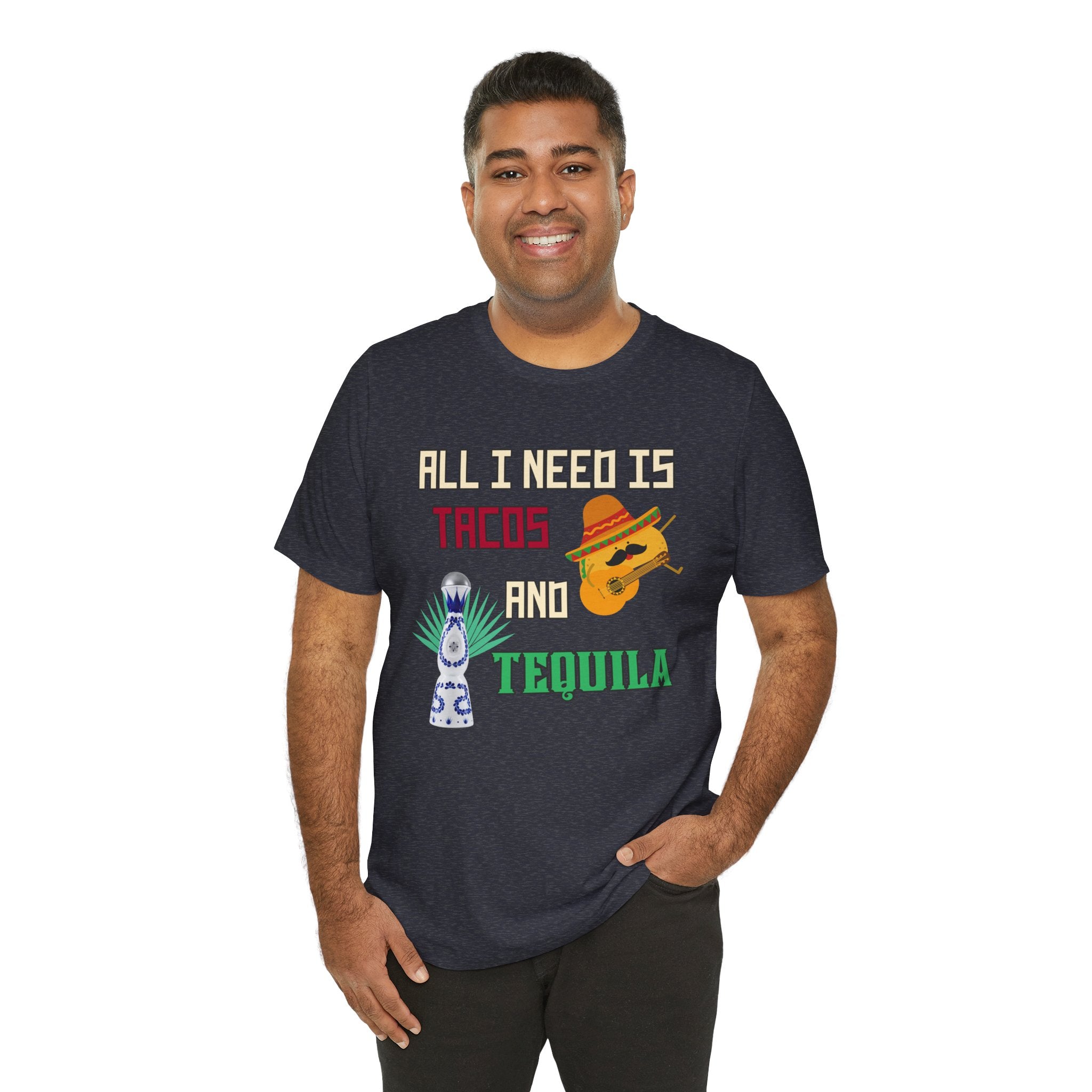 Tacos & Tequila - Unisex Jersey Short Sleeve Tee