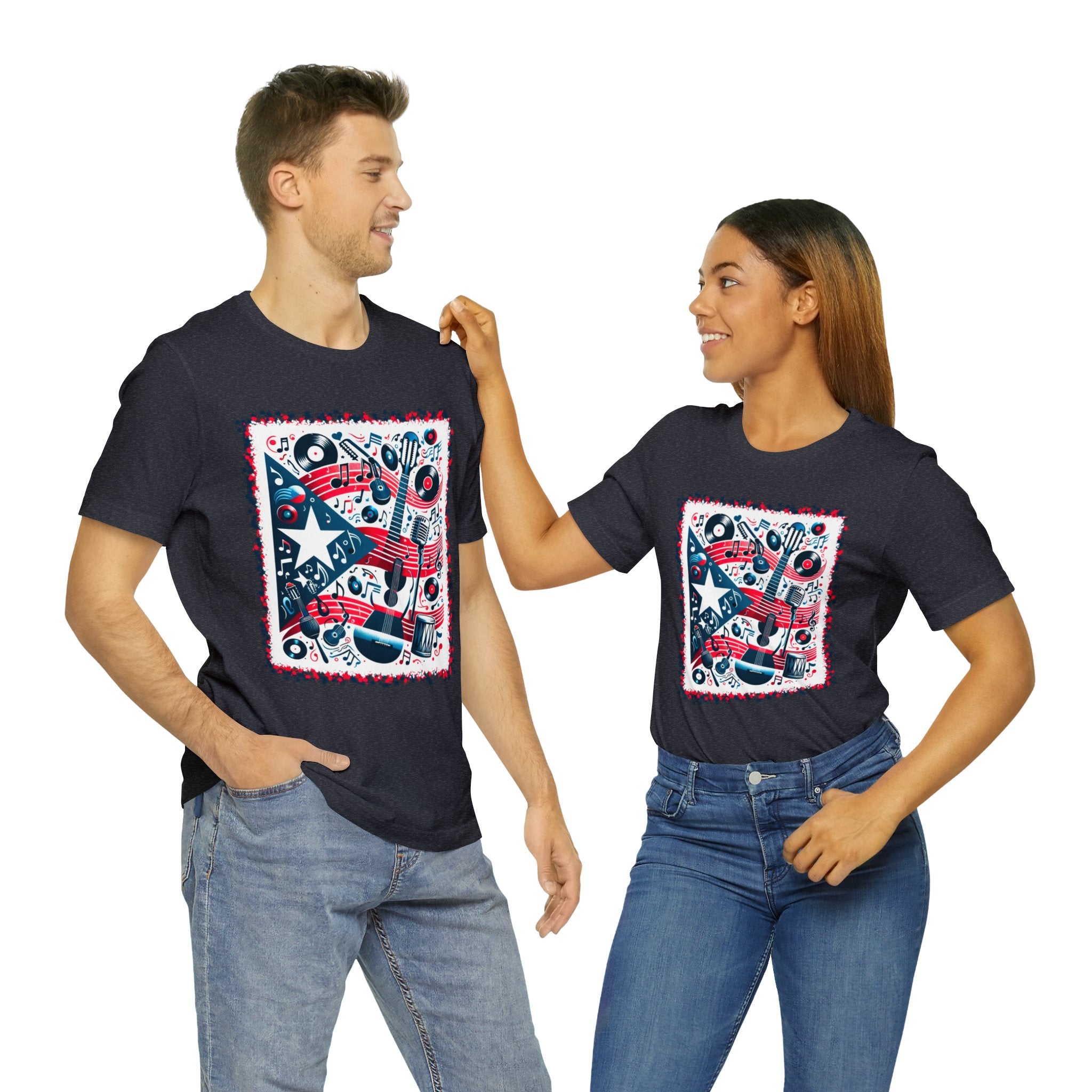 Puerto Rican Rhythm - Unisex Jersey Short Sleeve Tee