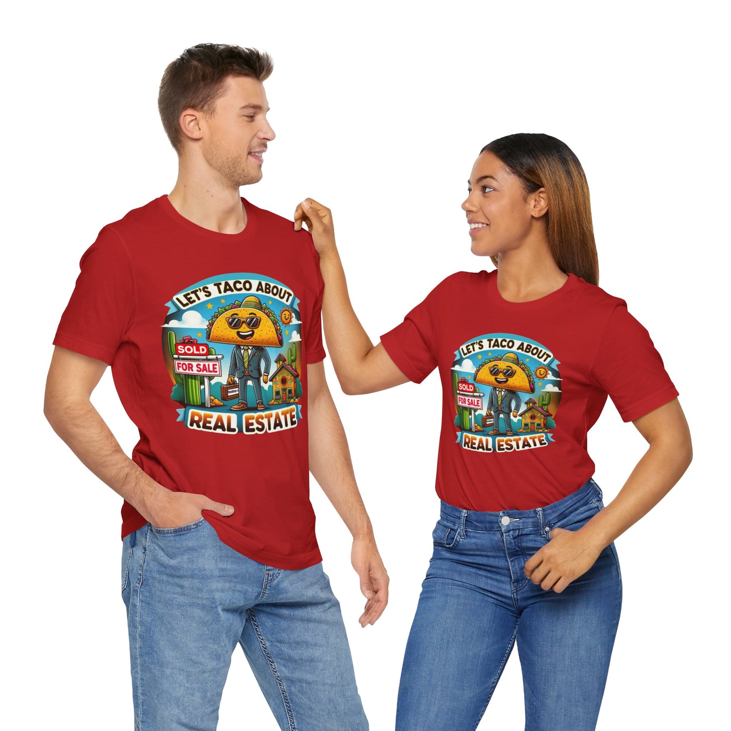 Lets Taco About Real Estate - Unisex Jersey Short Sleeve Tee
