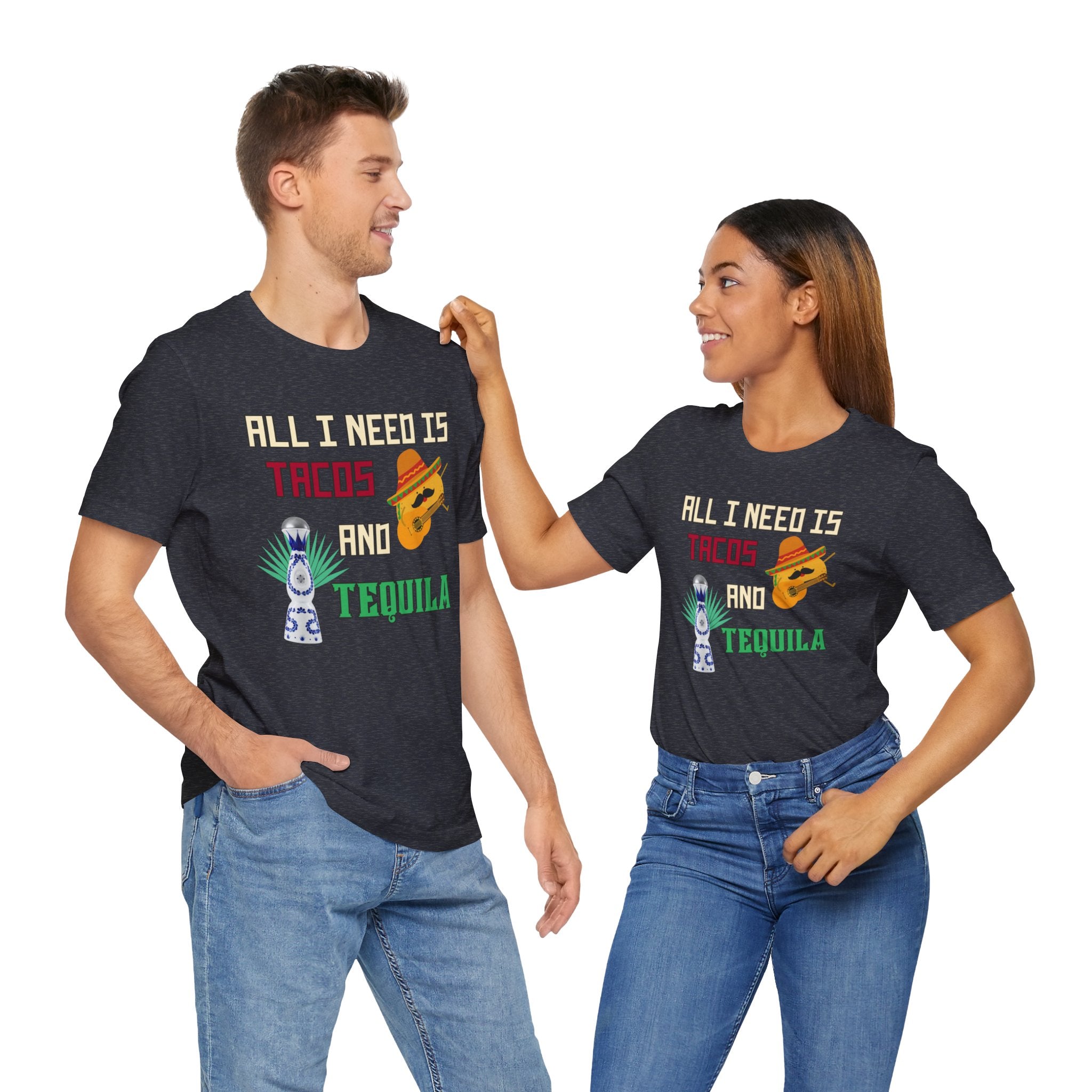 Tacos & Tequila - Unisex Jersey Short Sleeve Tee