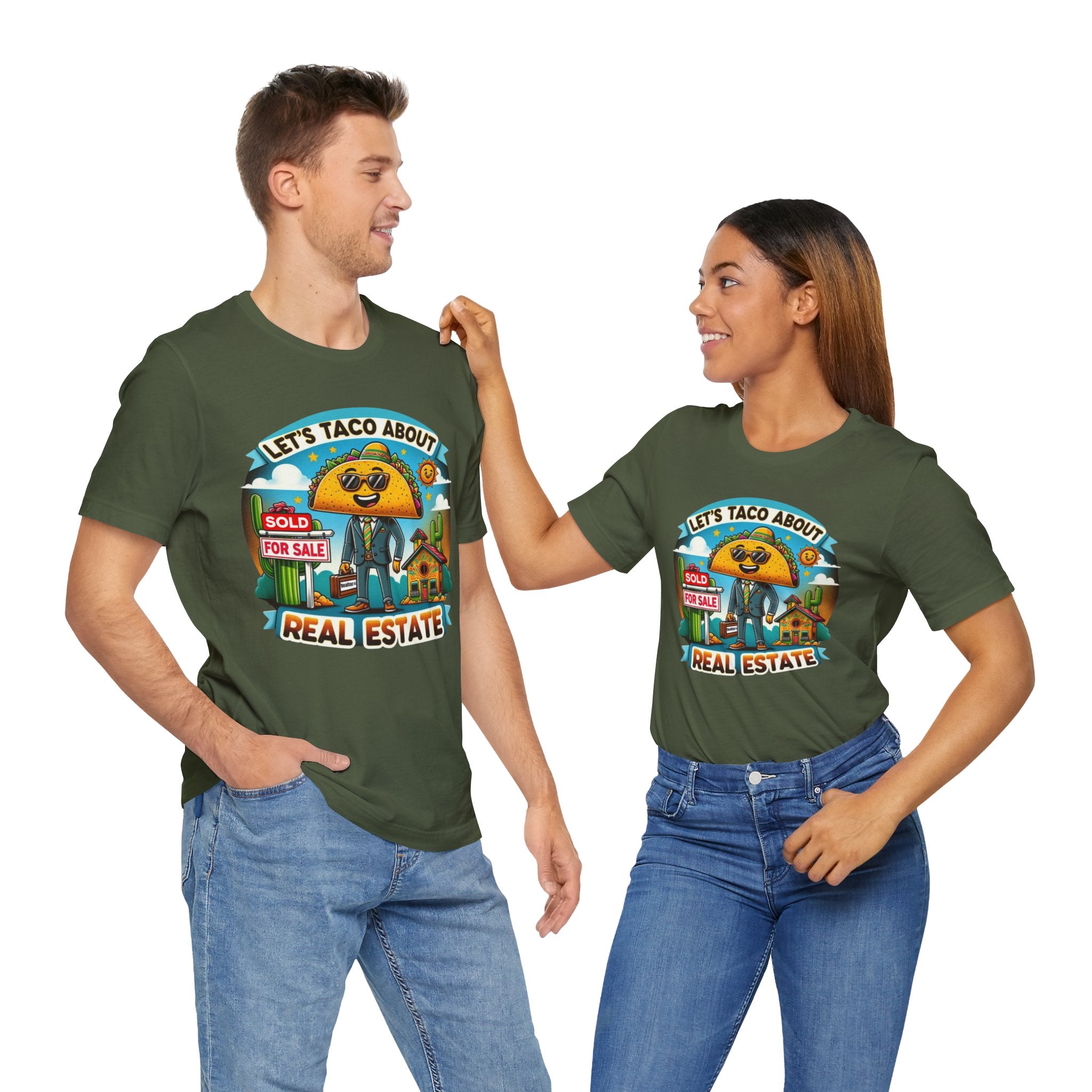 Lets Taco About Real Estate - Unisex Jersey Short Sleeve Tee