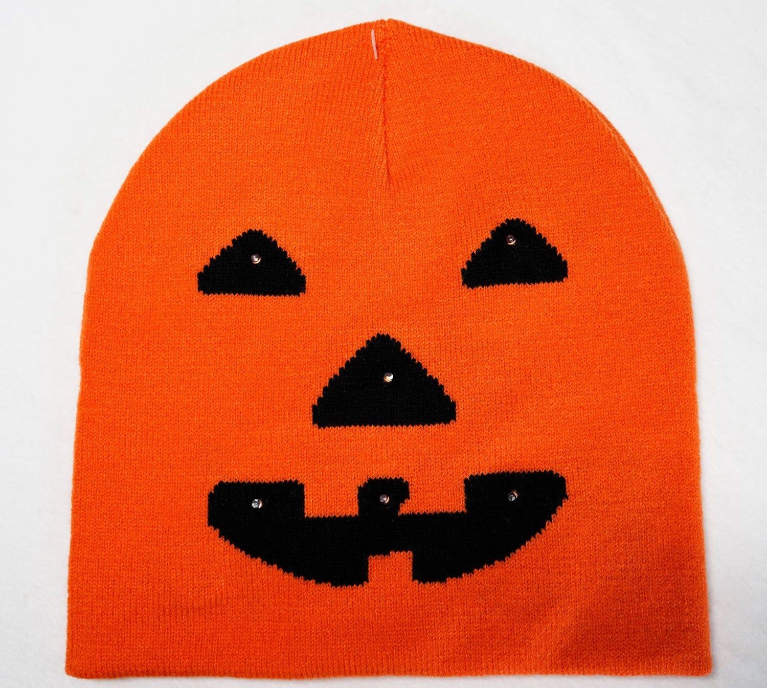 Halloween Horror Expression Luminescent Lamp Knitted Hat
