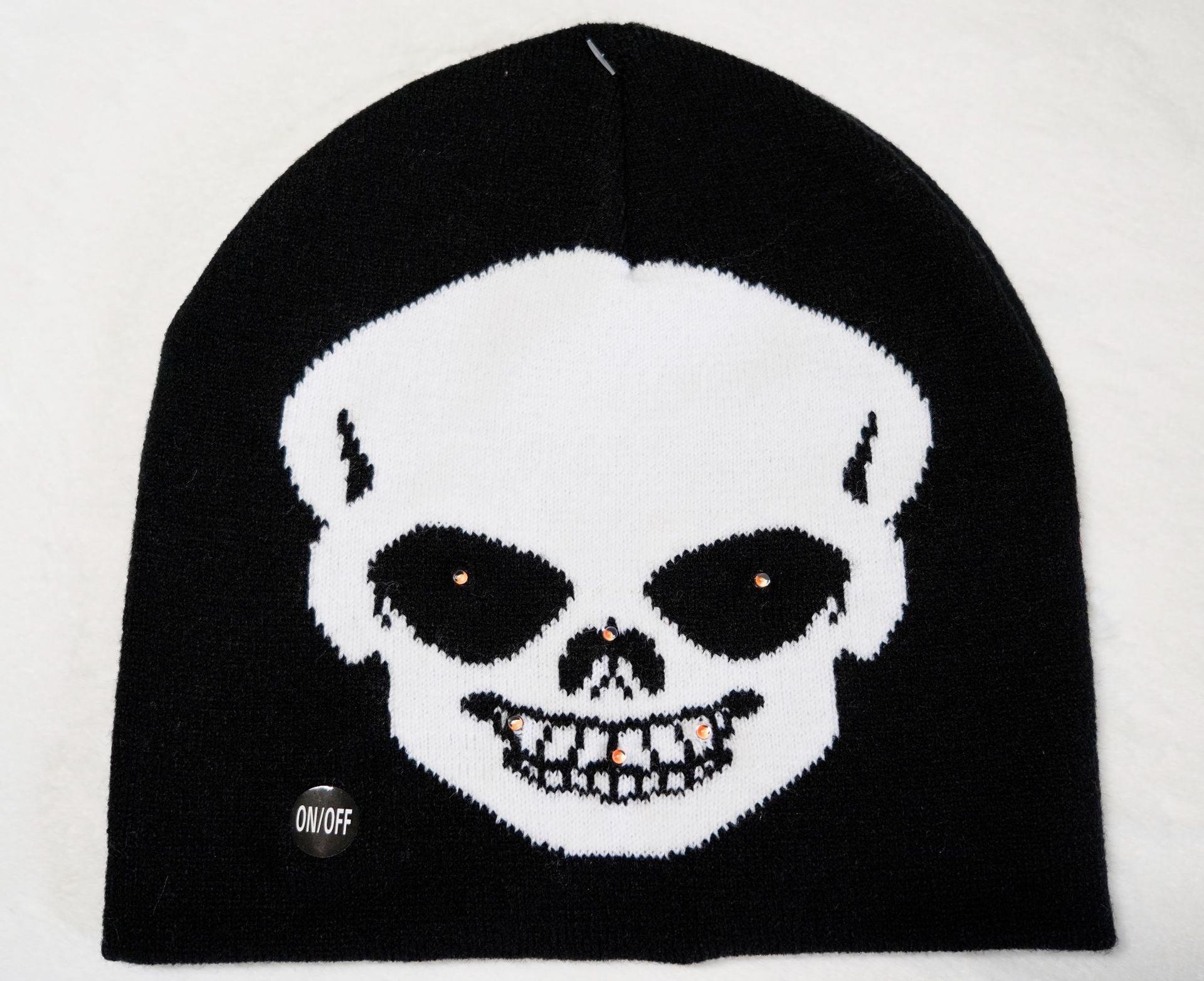 Halloween Horror Expression Luminescent Lamp Knitted Hat