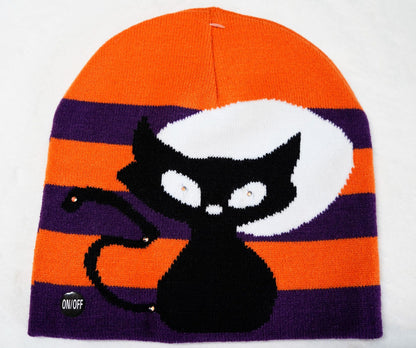 Halloween Horror Expression Luminescent Lamp Knitted Hat