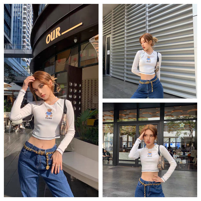 Metal Tassel Fashion Catwalk Waist Chain Fashion Temperament Single Circle Retro Pendant