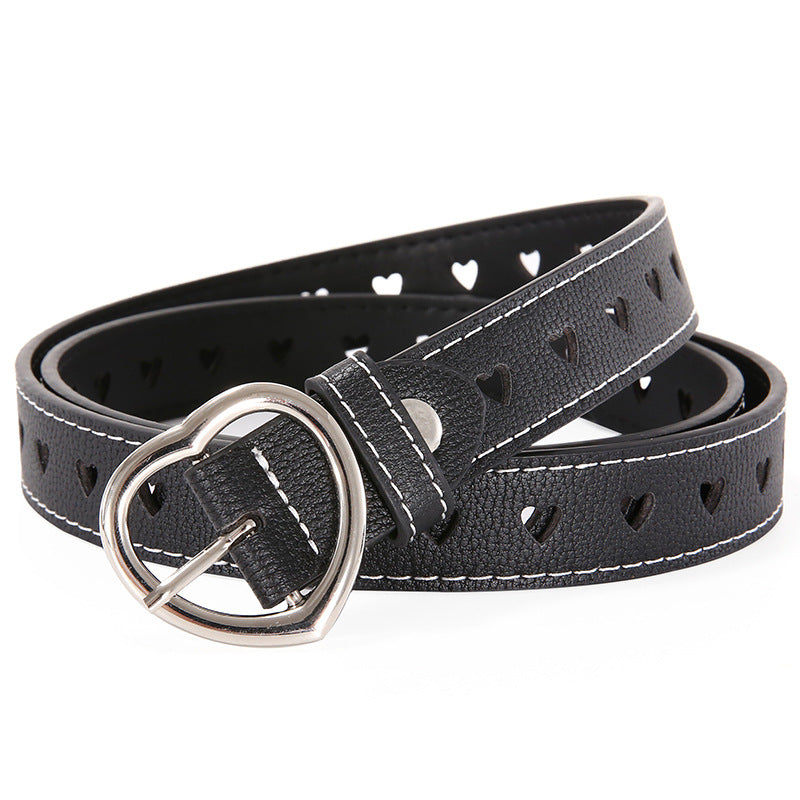 Simple And Versatile Girls Leather Belt