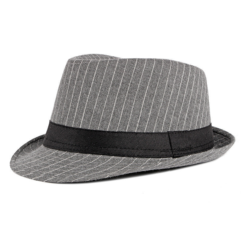 Classic Striped Fedora