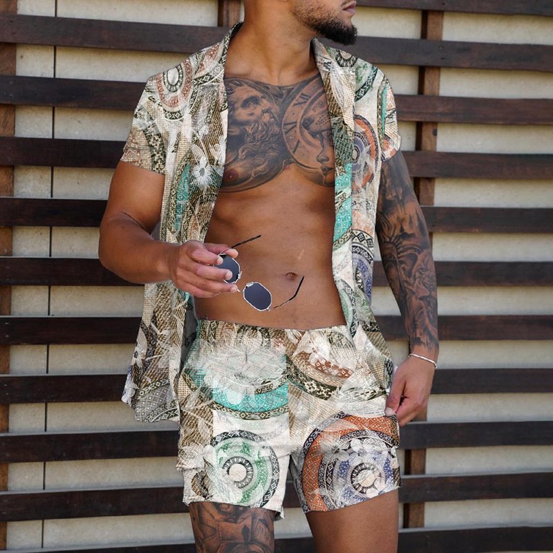 Loose Shirt Casual Men&