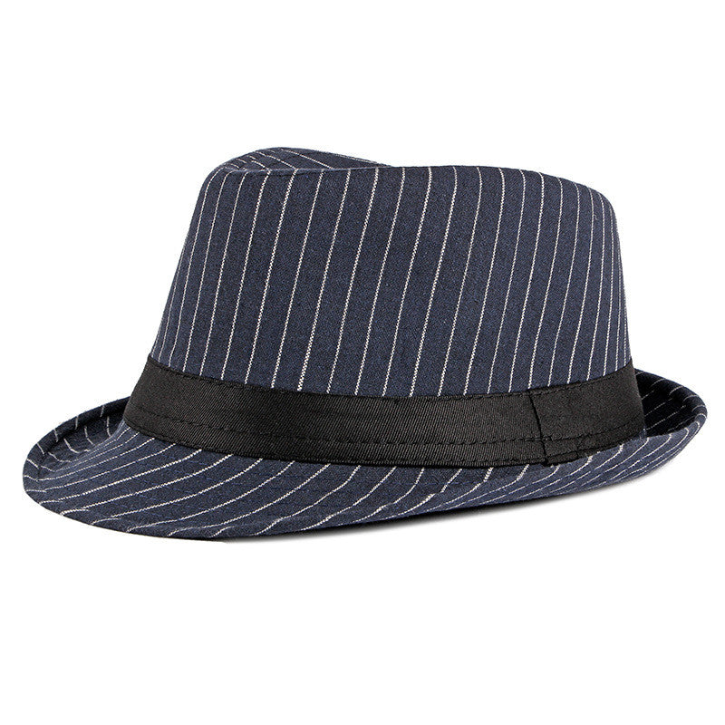 Classic Striped Fedora