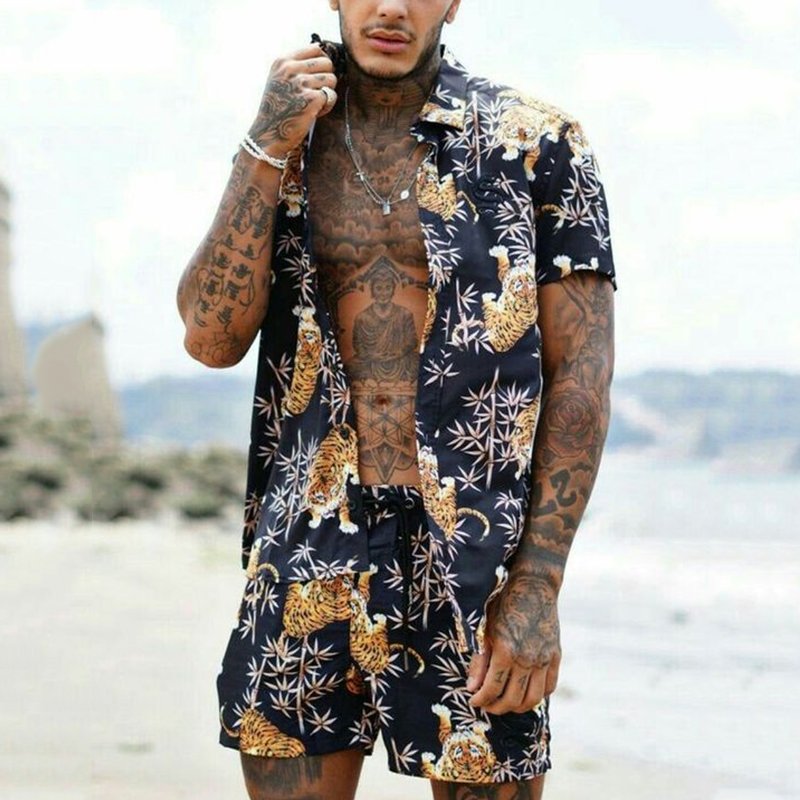 Loose Shirt Casual Men&