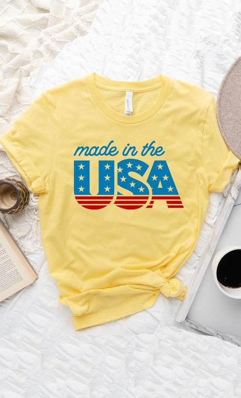 Made in the USA Plus Size Graphic Tee