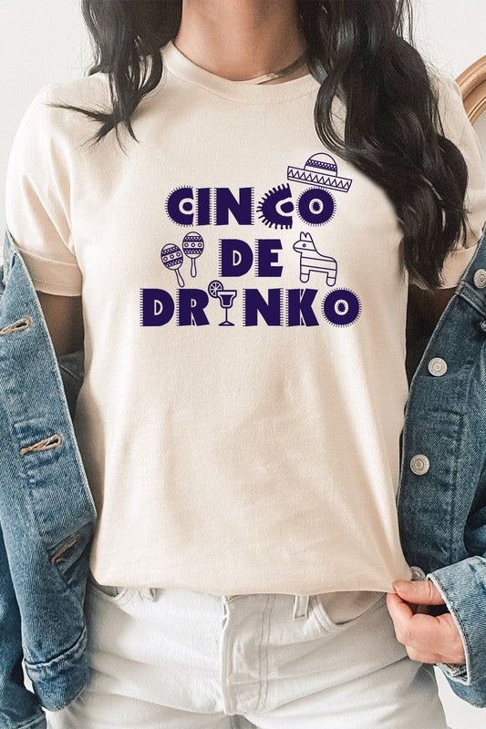 Cinco De Drinko Party Celebration Graphic Tee