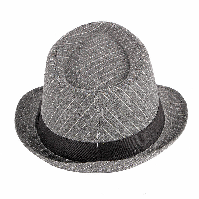 Classic Striped Fedora