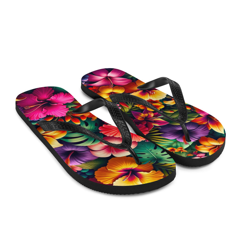 Tropical Floral Sandals