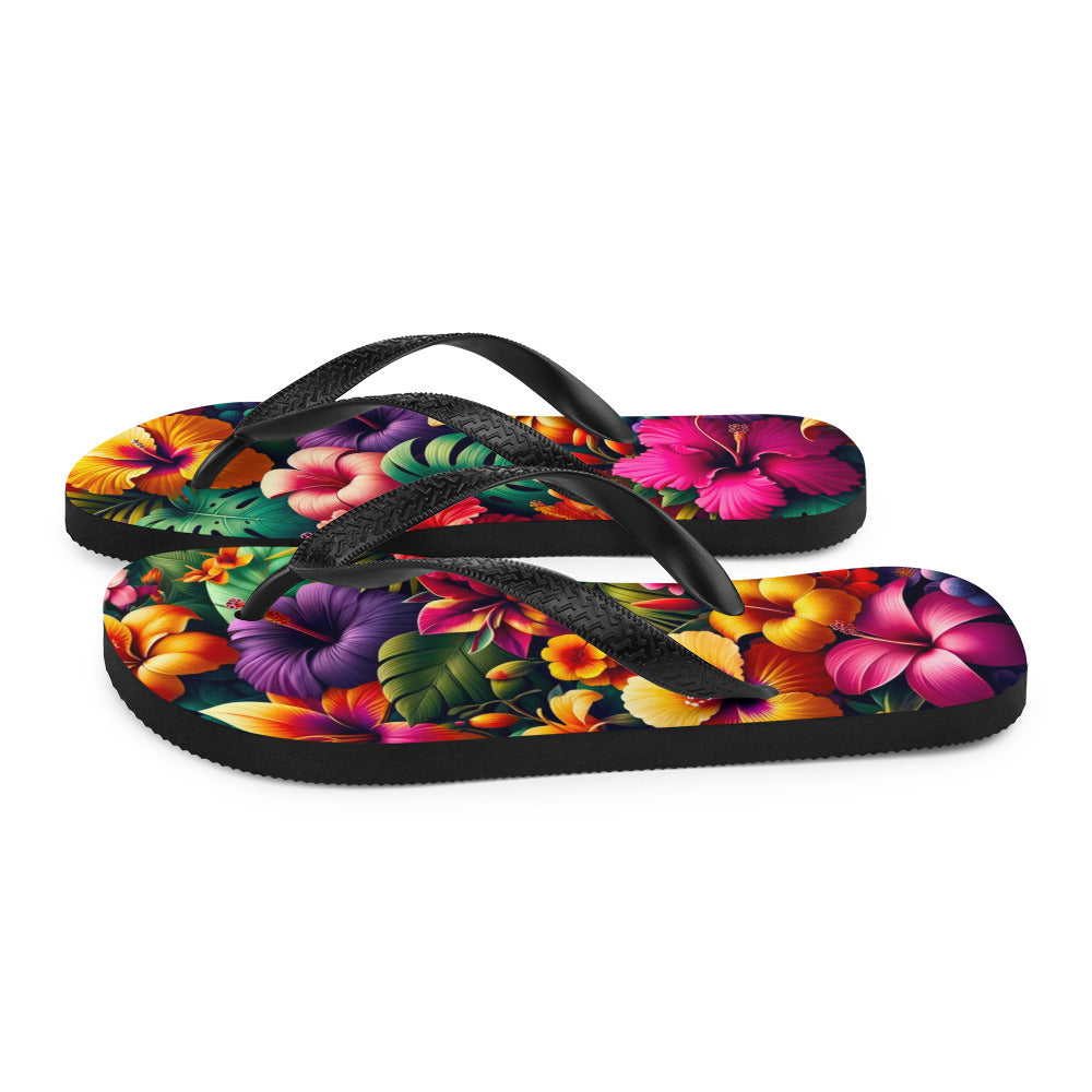 Tropical Floral Sandals