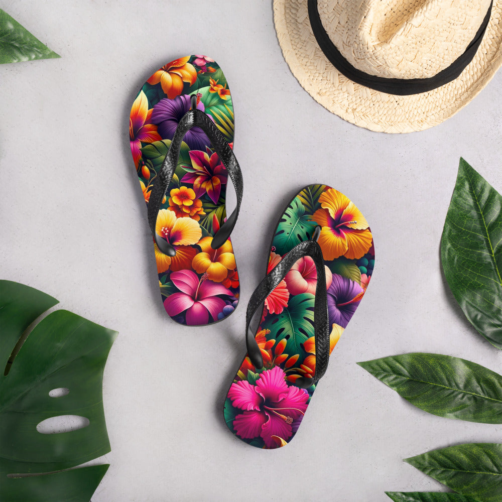 Tropical Floral Sandals