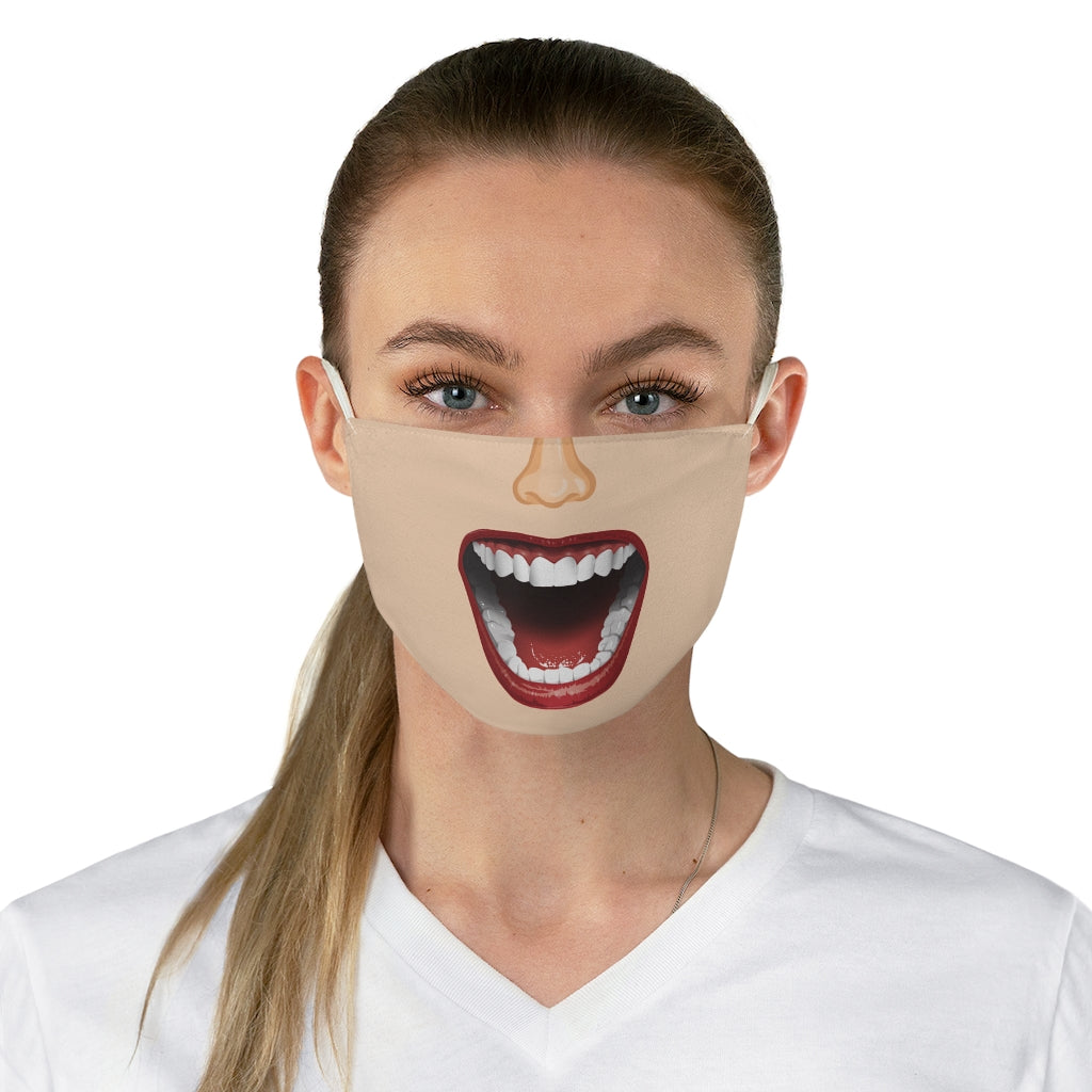 Open Smile- Fabric Face Mask