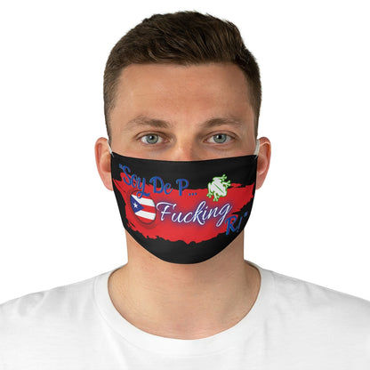 Soy De P FKN R Black Fabric Face Mask