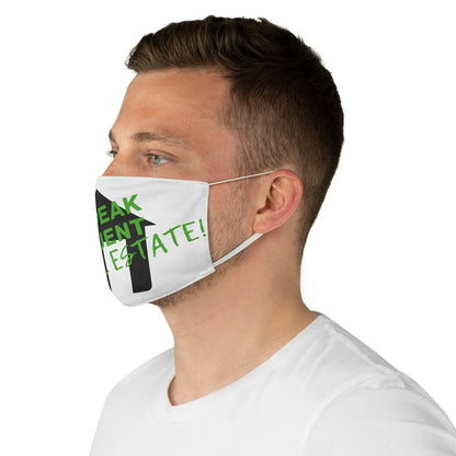 I Speak Fluent Real Estate FPR Fabric Face Mask