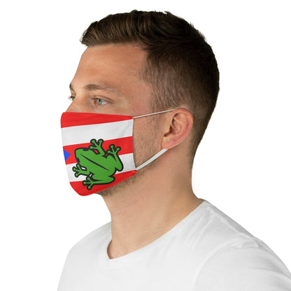 PR Flag Coqui Fabric Face Mask
