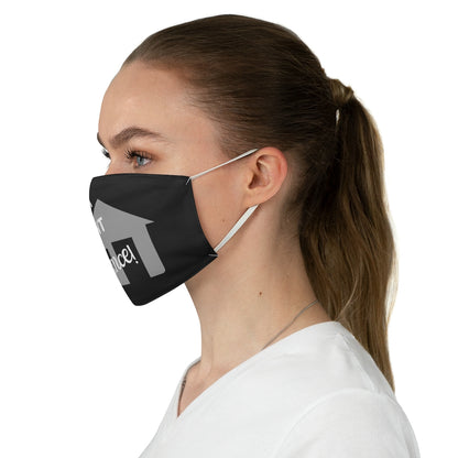 I Speak Fluent Insurance Black Fabric Face Mask