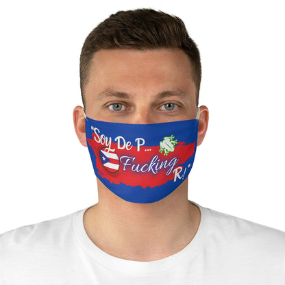 Soy De P FKN R Blue- Fabric Face Mask