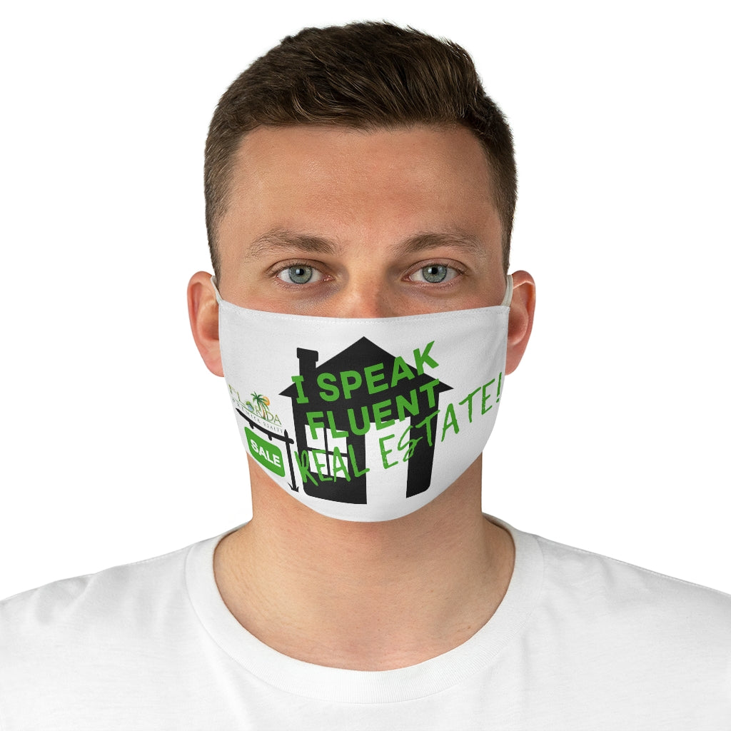 I Speak Fluent Real Estate FPR Fabric Face Mask