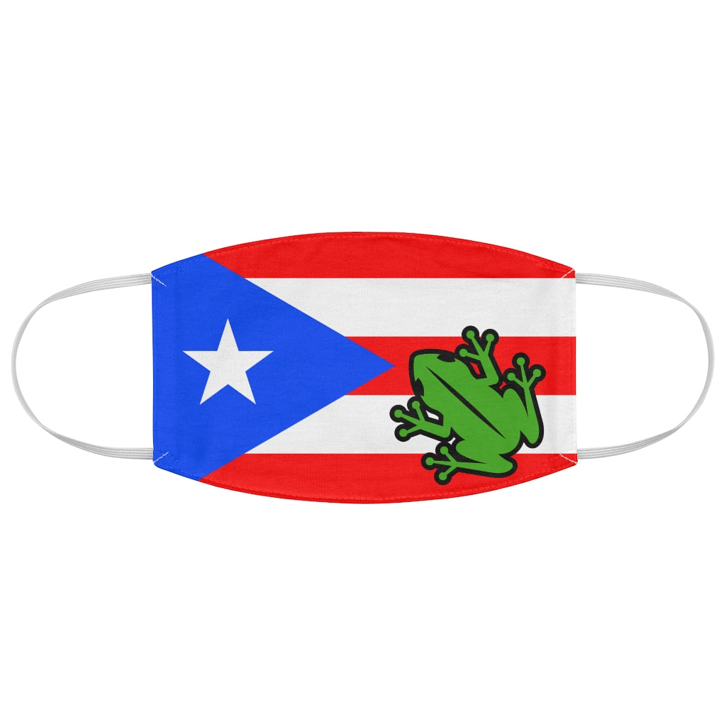 PR Flag Coqui Fabric Face Mask