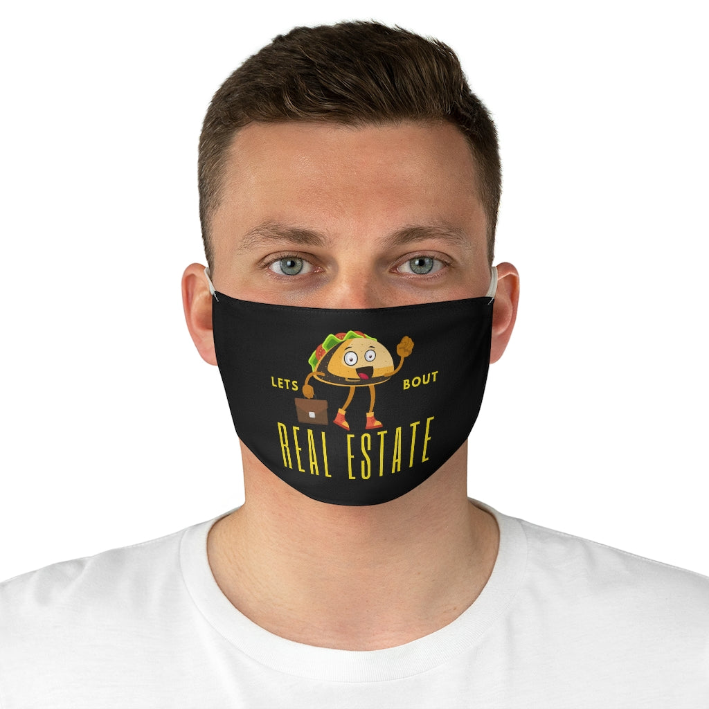 Black Taco Bout RE- Fabric Face Mask