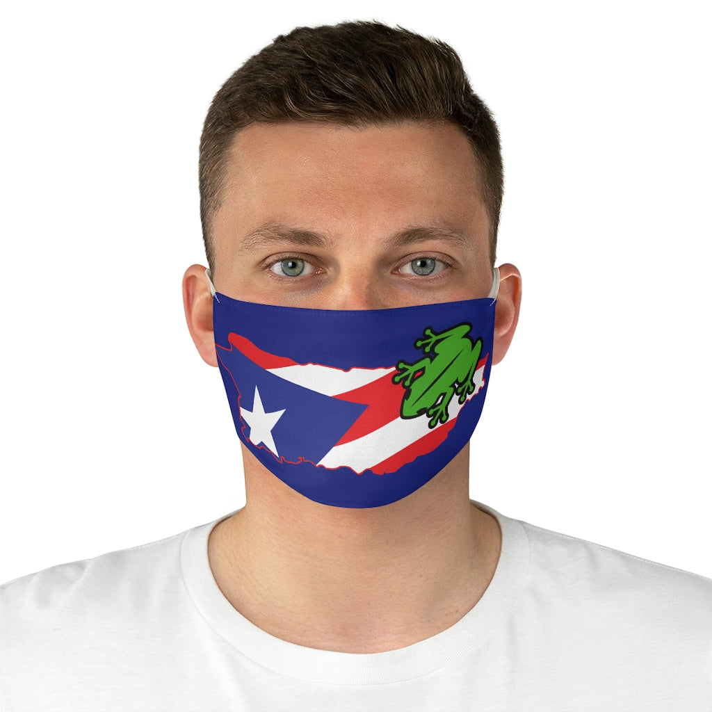 Blue Mi Orgullo Coqui Fabric Face Mask