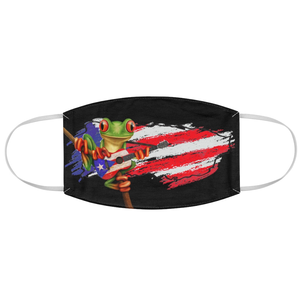 PR Coqui Black Fabric Face Mask